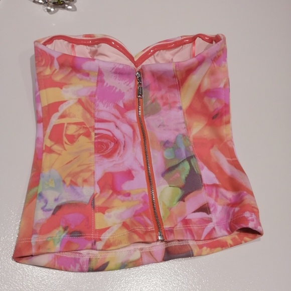GUESS Sweetheart Scuba Knit Bustier NWOT - Picture 3 of 6